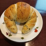 Boulangerie 縁屋 - あおさ海苔の塩パン