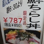 一力 - メニュー