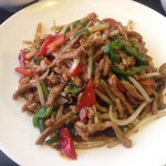 美林華飯店 - 青椒肉絲（チンジャオロース）2015.4