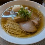 鈴鳴食堂 三番館 - dashi塩そば860円＋味玉130円