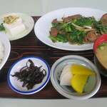 ふじいち食堂 - レバニラ定食