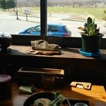 レストラン 最高地点 - 冷し天ぷらそばと八ヶ岳