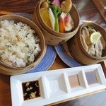 スプーンガーデンレストラン - 料理写真:豚トロのせいろ蒸し