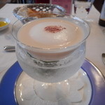レストラン山崎 - 奇跡のりんごの冷製スープのアップ