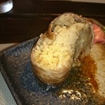 にし川 - 2015/4　牛肉まきおにぎり