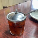 もつ焼き とん将 - 足りなかったら辛いのを