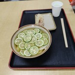 手打ちうどん ひさ枝 - 料理写真:すだちたっぷりー