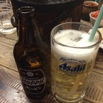 ホルモン焼 夏冬 - ホッピーセット2015.03