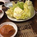 ホルモン焼 夏冬 - キャベツ2015.03