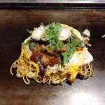 大地の母 - 料理写真:ホタテと海老の梅肉大葉