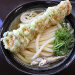 セルフうどん なりや - 料理写真:冷かけ310円＋ちくわ天120円