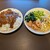 ステーキのあさくま - 料理写真:兄ぃの食前飯、１回戦!!　カレーライス＆サラダ〜