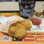 ゼッテリア - 料理写真:ポップコーンシュリンプ(3尾入り、スイートチリソース)