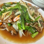 中華摩天楼 - レバニラ炒め　850円