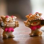 沖縄居酒屋 香の帆 - ちびシーサー達もお待ちしています。