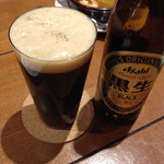 in domo GORO  - アサヒの黒ビール このグラスがイイ！