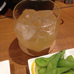 in domo GORO  - 柚子味の梅酒（かなり甘い）