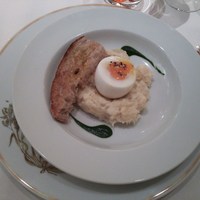 Benoit Alain Ducasse - 前菜：半熟卵　鱈のブランダード