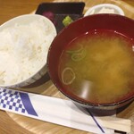 みやじま食堂 別館 - ご飯＆味噌汁