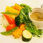 アンディアモ - 温野菜のバーニャカウダソース