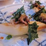 アロマフレスカ - ホワイトアスパラガスと蛍烏賊のソテー