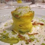 アロマフレスカ - 空豆のスフレ風オムレツ　アロマフレスカ風