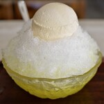 甘味喫茶 塩川 - 氷クリームレモン
