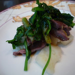 聖兆 - 鶏砂肝の冷菜　ズームアップ