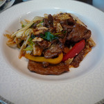 聖兆 - 牛肉の辣子炒め　ズームアップ