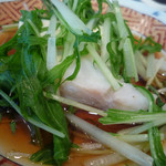 聖兆 - 鱈と絹豆腐の蒸しもの　ズームアップ