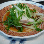 聖兆 - 鱈と絹豆腐の蒸しもの　ズームアップ