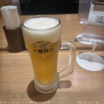 ペッパーランチ - ドリンク写真:生ビール 540円