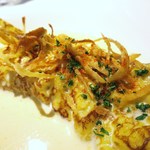 Gaucher - ズワイガニと季節野菜の軽い煮込みのクレープ巻き