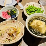 串焼 黒松屋 - お腹いっぱいなので 少量のおつまみを無理して頼んでみましたw
