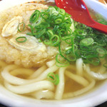 因幡うどん 渡辺通店 - できれば最初のひと口は葱も乗っけずに。