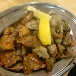 釜焼鳥本舗 おやひなや - 砂肝とレバー