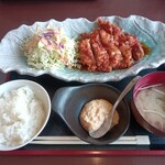 黒酢チキン南蛮定食 たかもとや 小池原店