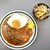 SARU CURRY - 料理写真:2種あいがけカレー(スパチキ＆パキスタン)1200円税込＋ランチセットサラダ200円＋目玉焼き150円