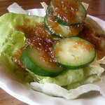 Oshidate Sabou - ソースかつ重のサラダ