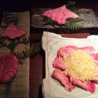飛騨牛一頭家 馬喰一代 銀座 - ネギタン、極上ロース、霜降り赤身食べ比べ