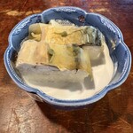 手打ちそば 味源 - 料理写真:焼き鯖寿司　400円税別