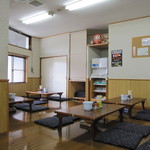 Takekawa Udon - 客席はﾌﾛｰﾘﾝｸﾞの小上り席にて。