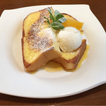 カフェステージバークリー - ドリンク＋200円のフレンチトースト