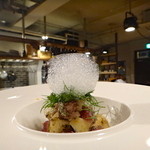 イルバンコ - 【愛南カツオと新竹の子タルタルカボスの泡】