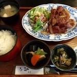 き山 - ランチ：黒豚の生姜焼き定食