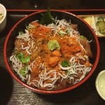 Azusagawa - 魚のづけと生うにの丼