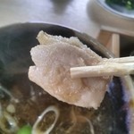 そば切り源四郎 - キジ肉。