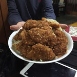 蒼屋 - 150418 ソースかつ丼（特盛り）