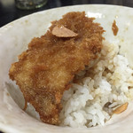 蒼屋 - 150418 ソースかつ丼（にんにく）