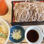 夢庵  - 料理写真:お昼のせいろそばと小天丼セット